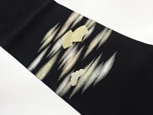 綴れ霞に地紙・松模様織出し名古屋帯